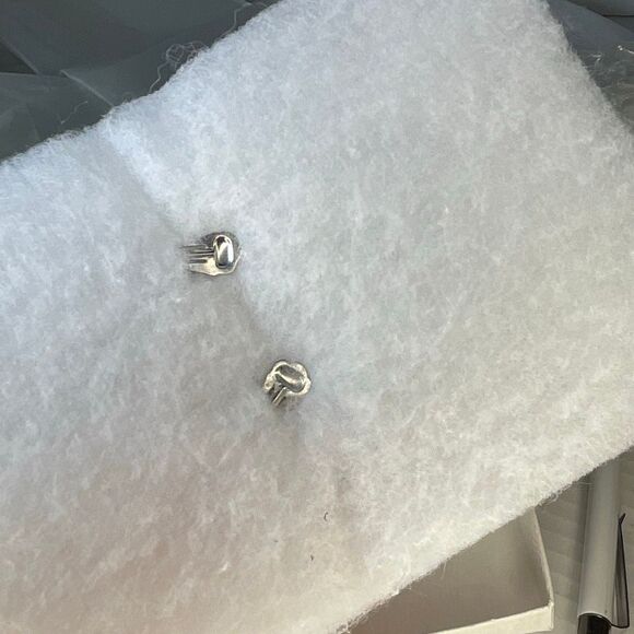 VTG Three flower climber Mod earrings clip style - Picture 3 of 7